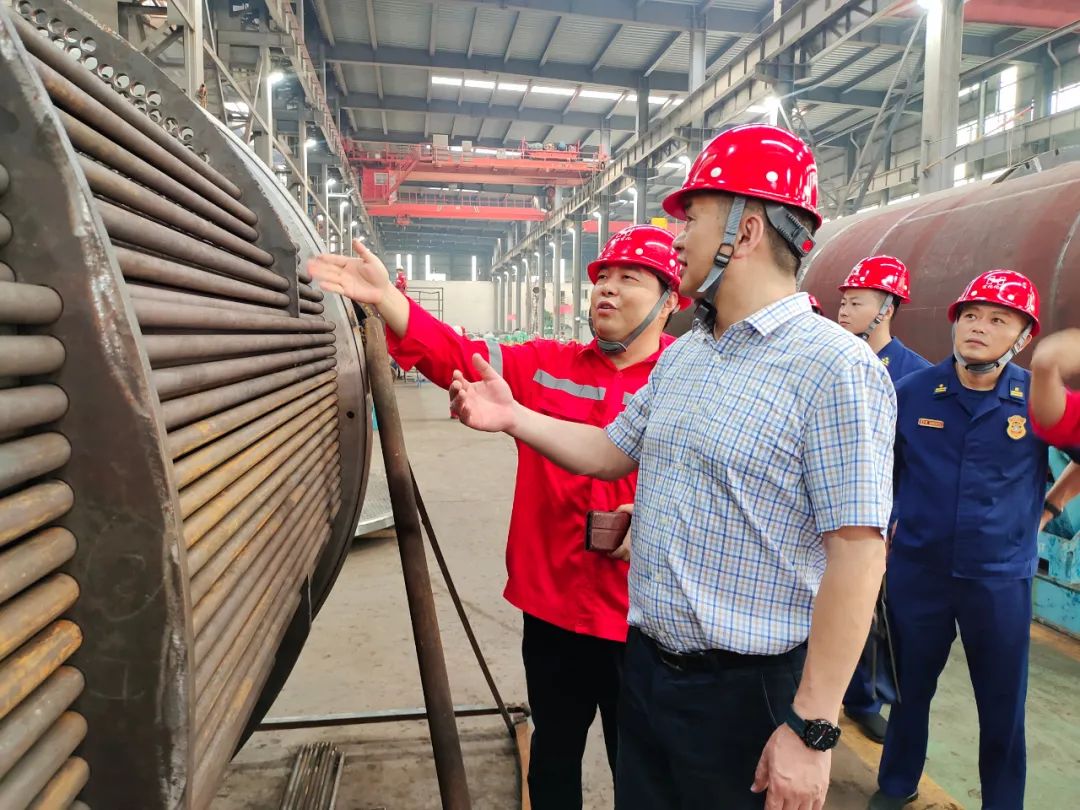猇亭區(qū)副區(qū)長、黨組成員舒華容帶隊(duì)到化機(jī)公司檢查安全生產(chǎn)工作
