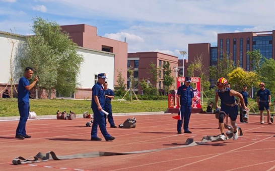 新疆宜化消防隊勇奪應急救援技能大比武團體一等獎