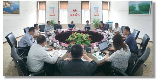 甕福集團(tuán)羅永留、開磷集團(tuán)杜紹倫一行到訪宜化集團(tuán)
